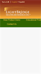 Mobile Screenshot of lightbridgehealthcare.com
